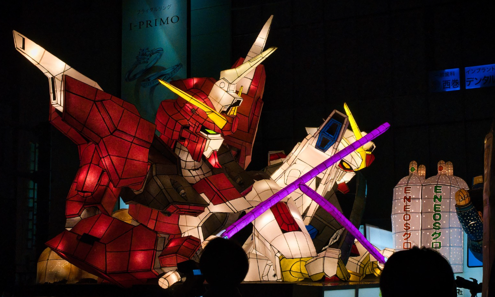 青森ねぶた祭 ガンダムをモチーフにしたねぶた山車
